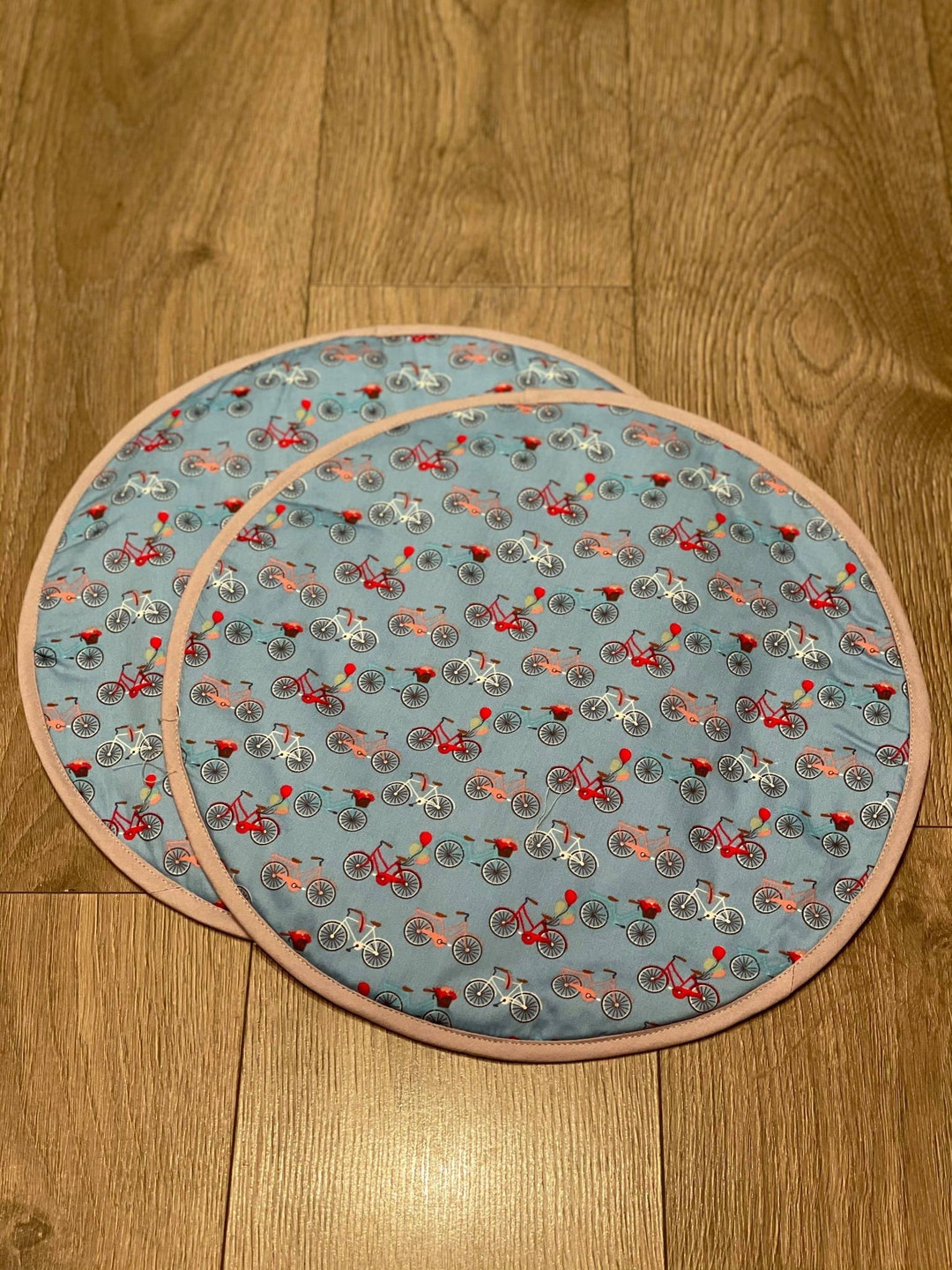 Aga Hob Lid Mats Pad Round Hotplate Hats Covers With Straps Etsy