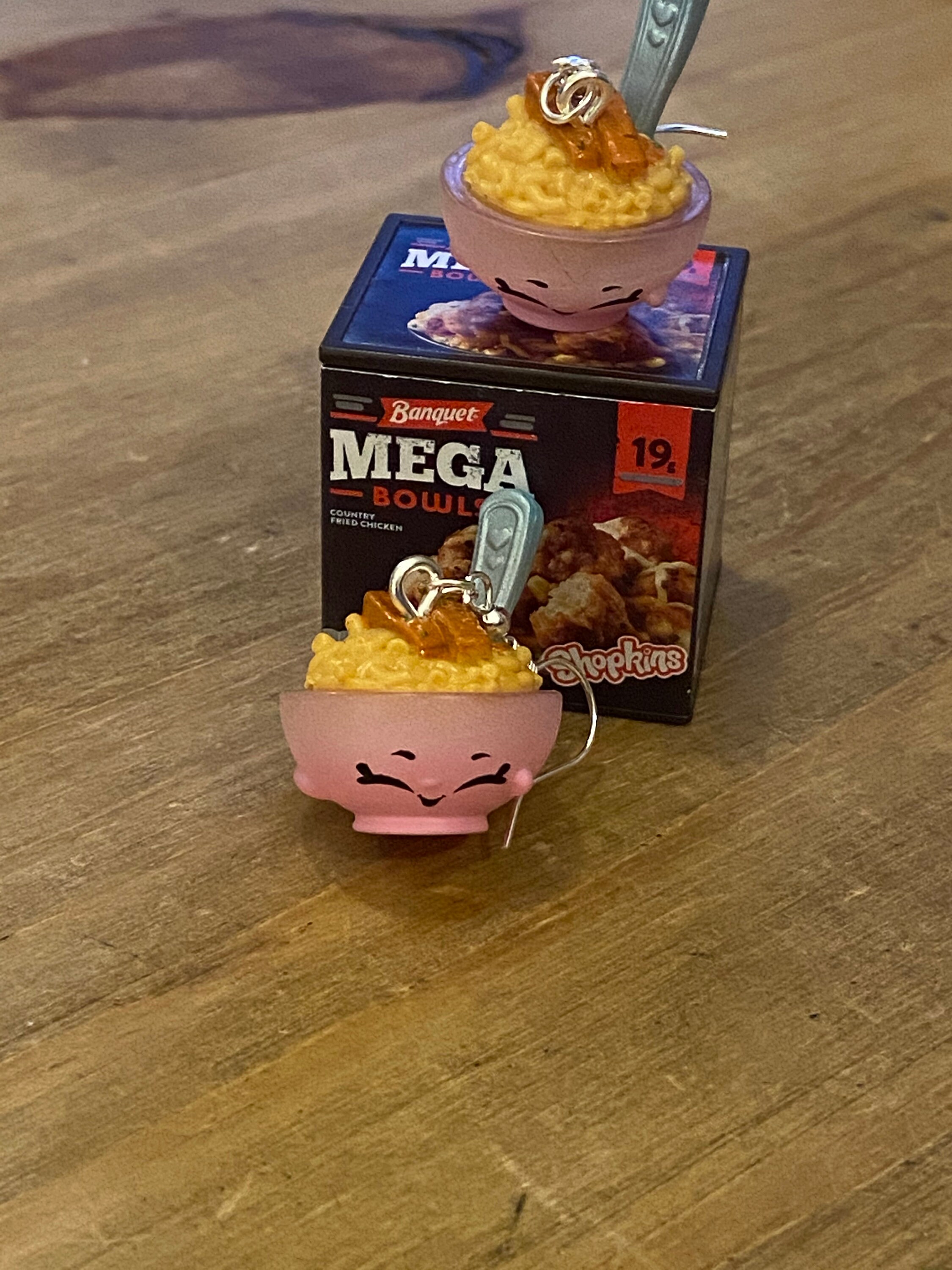 Shopkins Ramen and Chicken Bowl Earrings Etsy