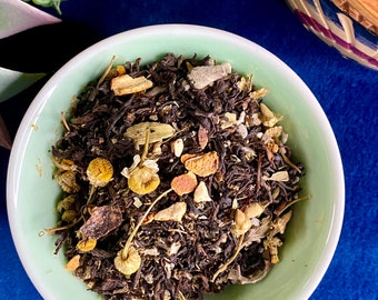 Thé Sept Merveilles | Tisane thé made in france|naturel | the noir