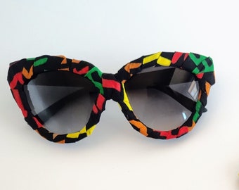 Tribe Called Quest Sunglasses with optional matching earrings