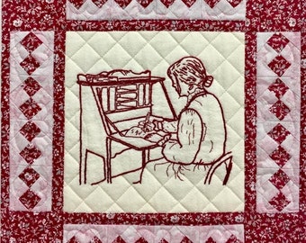 Cartas para Jacob Bordado à mão e padrão de colcha