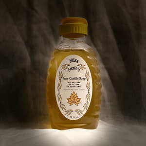 Miss Suzie&#39;s Pure-Castile Soap - All Natural, Vegan, Pure Multipurpose Liquid Cleaner & Cleanser