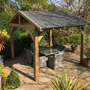 Wooden Gazebo Kit 3m X 3m Timber Hot 