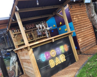 Garden Bar - Outdoor Treated Wood Sports Bar