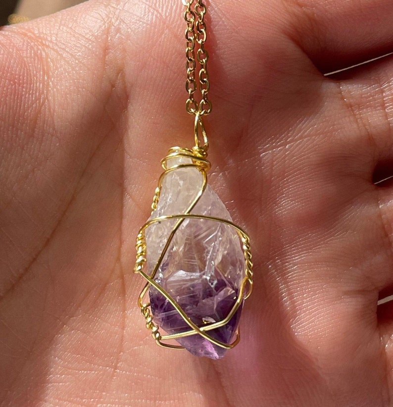 Amethyst Crystal Necklace