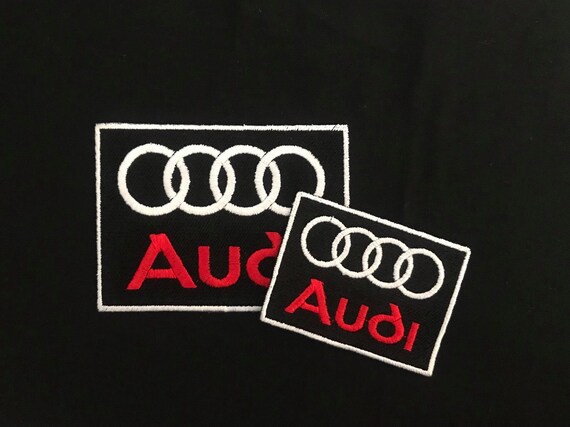 Audi Car Logo Racing Sponsor Embroidered Iron On/Sew On Patch Badge