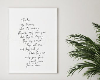 Landslide Fleetwood Mac Lyrics Printable, Fleetwood Mac Lyrics Poster, Instant Download File ...