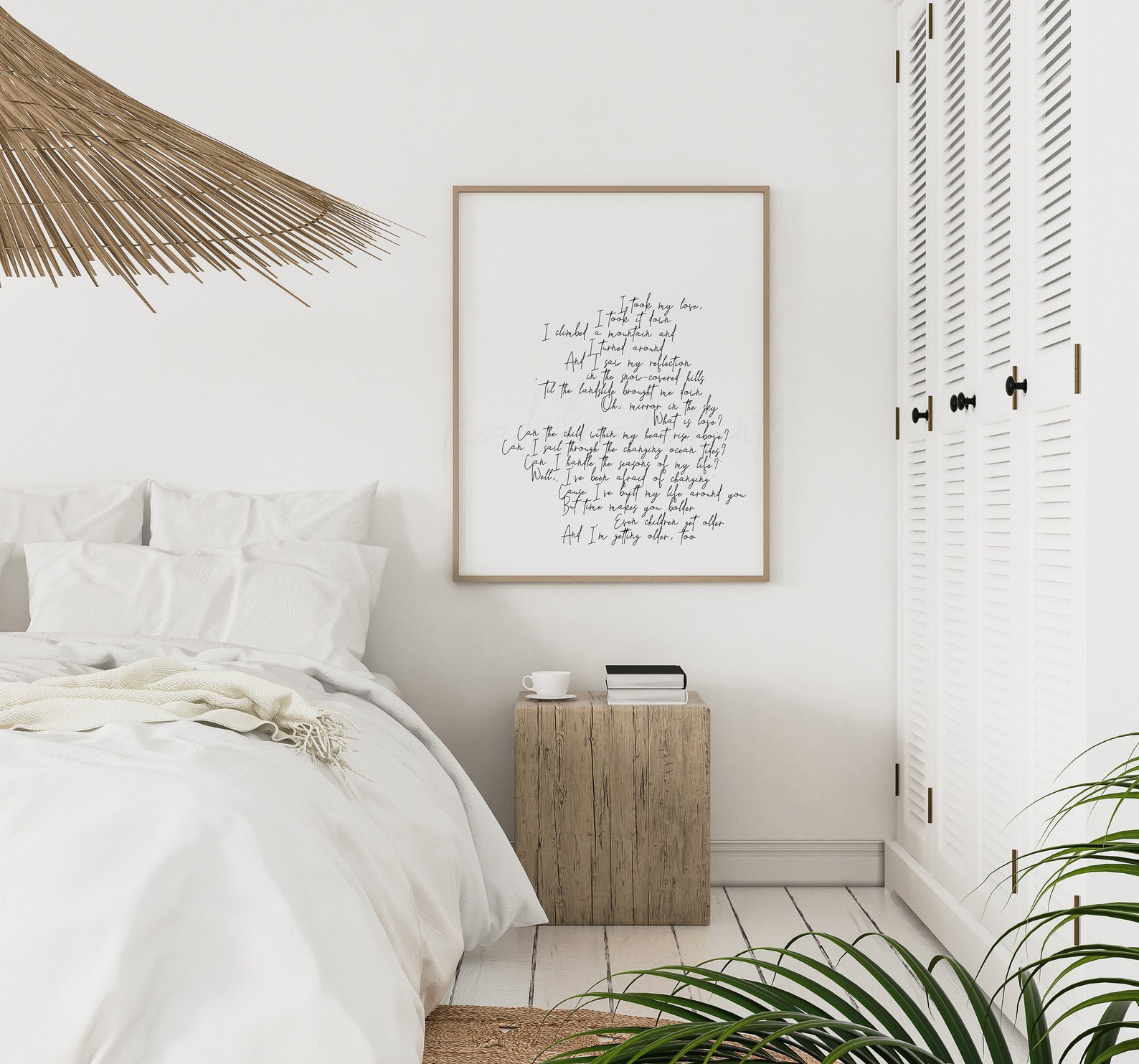 Landslide Fleetwood Mac Lyrics Printable, Fleetwood Mac Lyrics Poster
