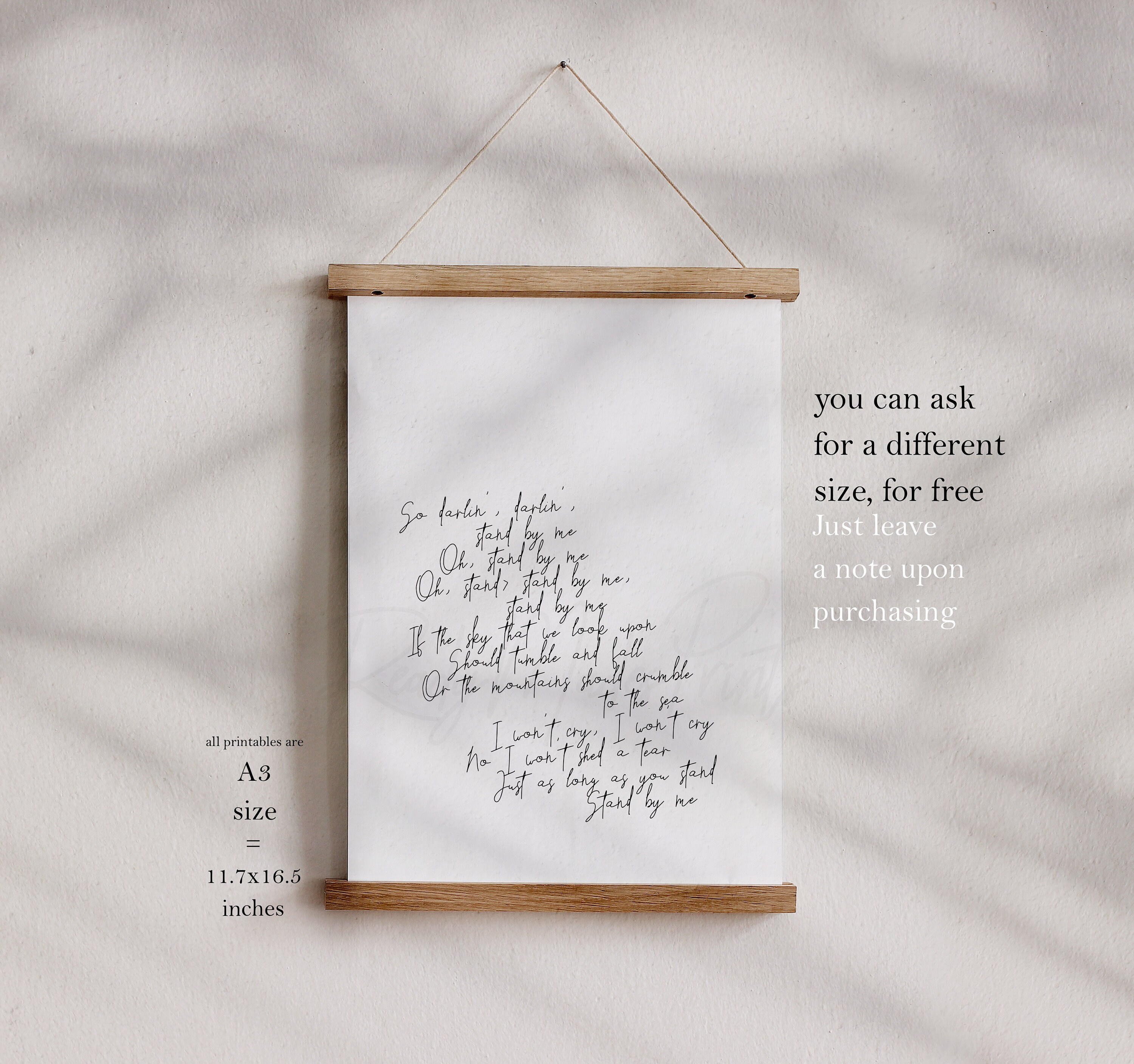 Stand By Me Ben E King Lyrics