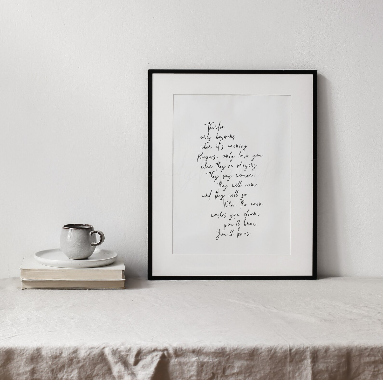 Dreams Fleetwood Mac Lyrics Printable Fleetwood Mac Lyrics - Etsy
