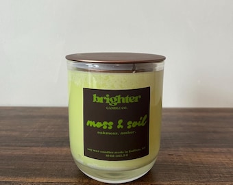 Moss & Soil - Oakmoss and Amber 10 oz candle