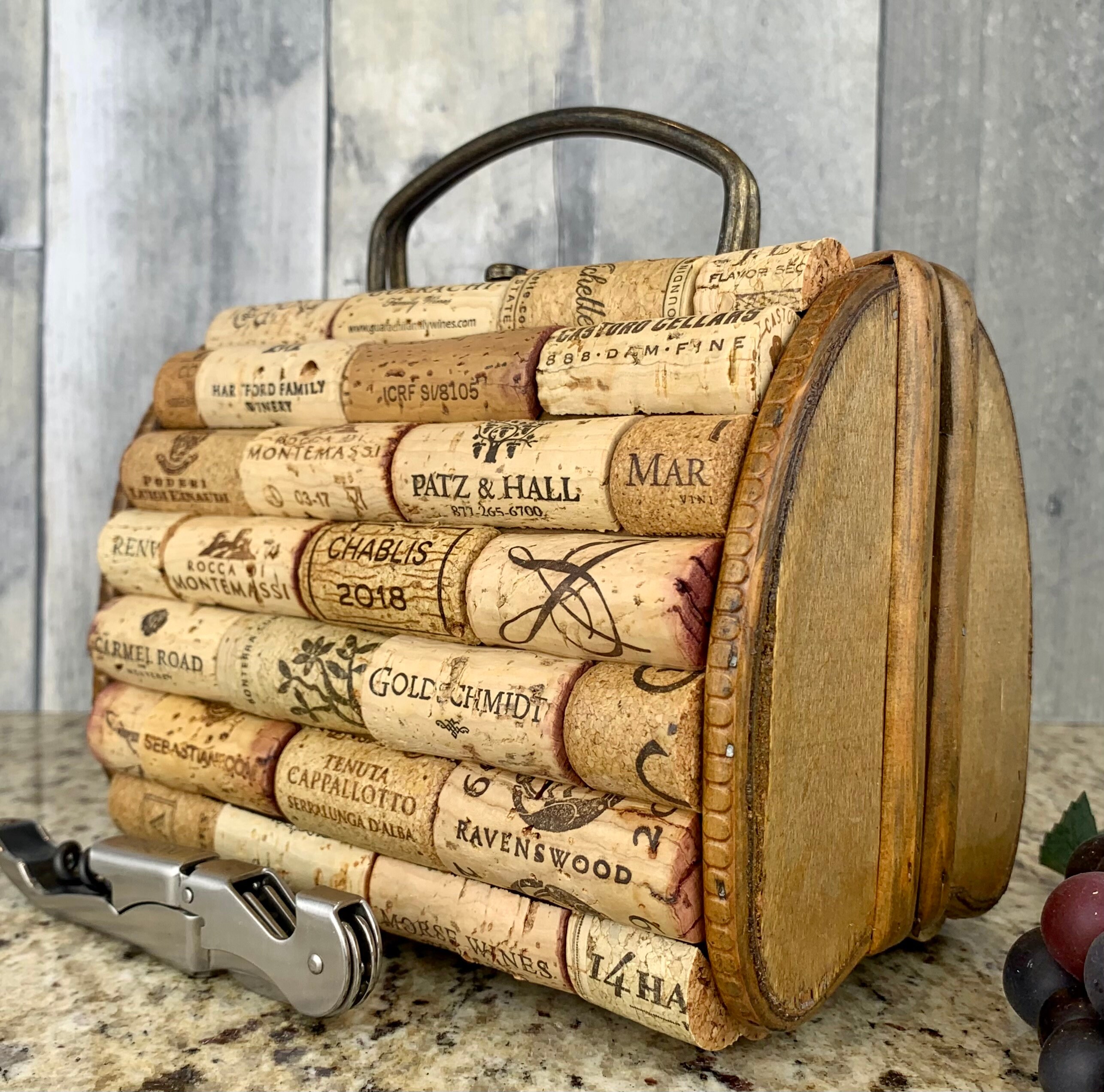Wine Cork Purse/Wine Cork Handbag/Cork Purse/Cork Handbag/Wine Etsy