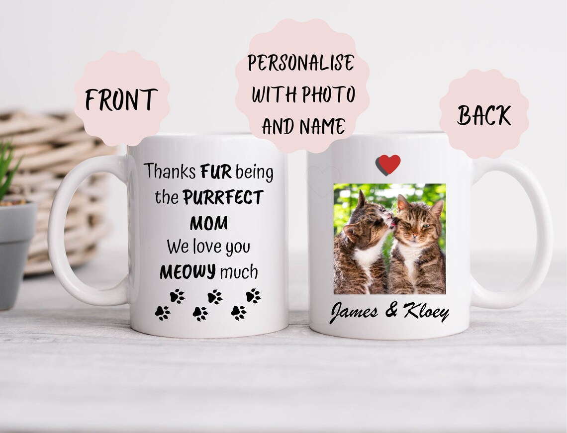 Gift for Cat Lovers Gift for Cat Mom Cat Mother Mug Cat Mom | Etsy