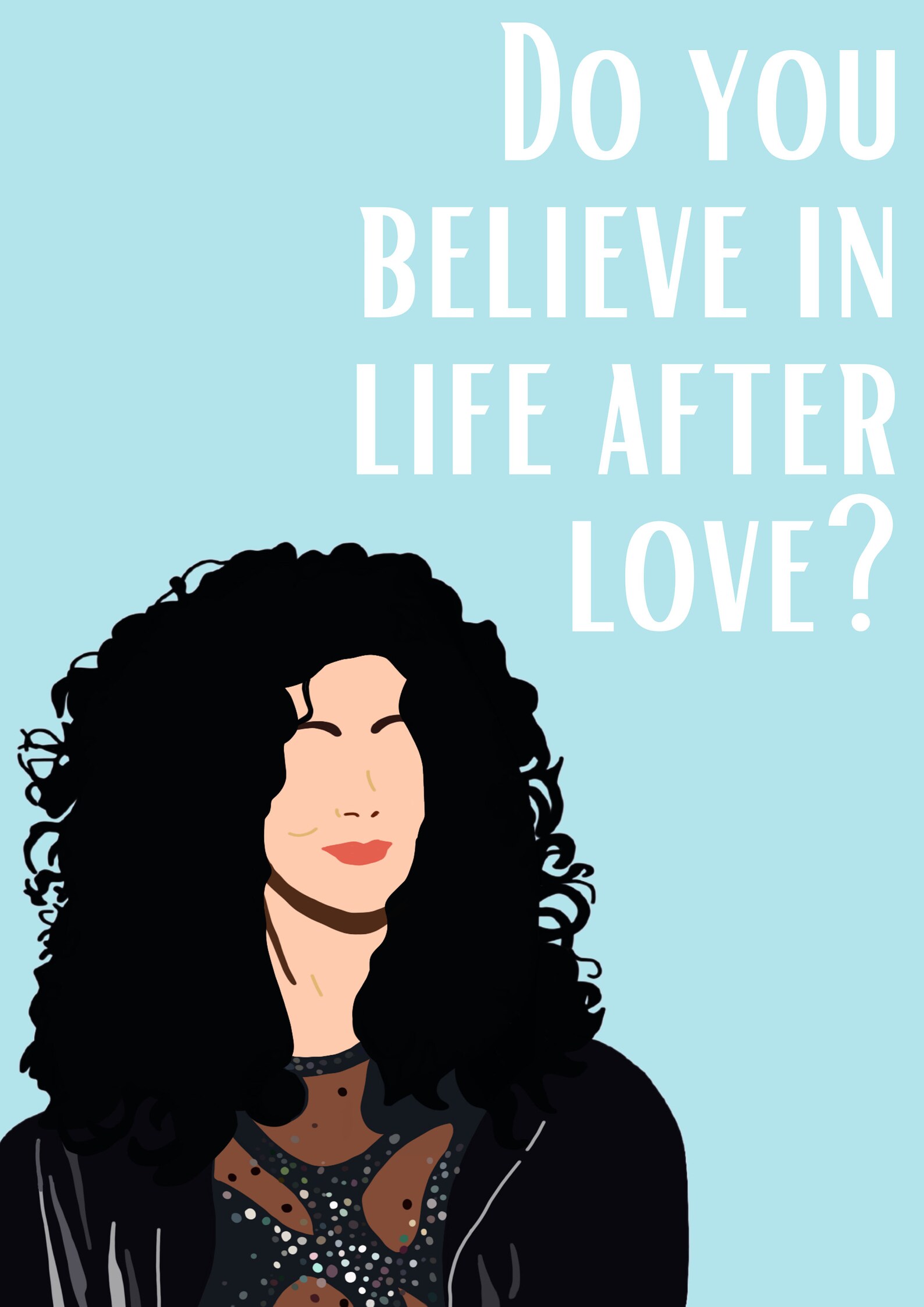Cher Believe Lyrics Poster - Etsy