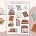 Book Lover sticker sheet | Bookish stickers | Bullet journal | Reading stickers | Scrapbook stickers | Bookworm | Gift for readers
