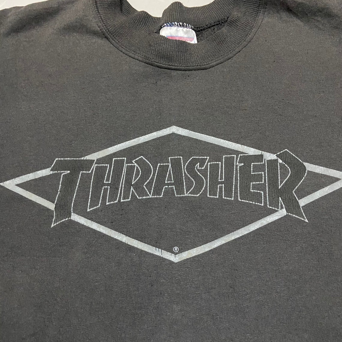 Vintage 90s thrasher sweatshirt pullover skate | Etsy