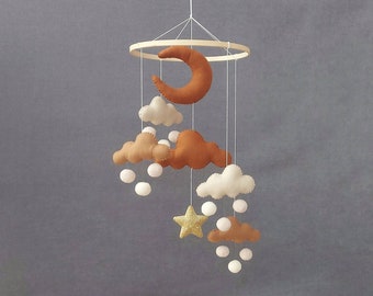 Rainbow Baby Mobile Etsy