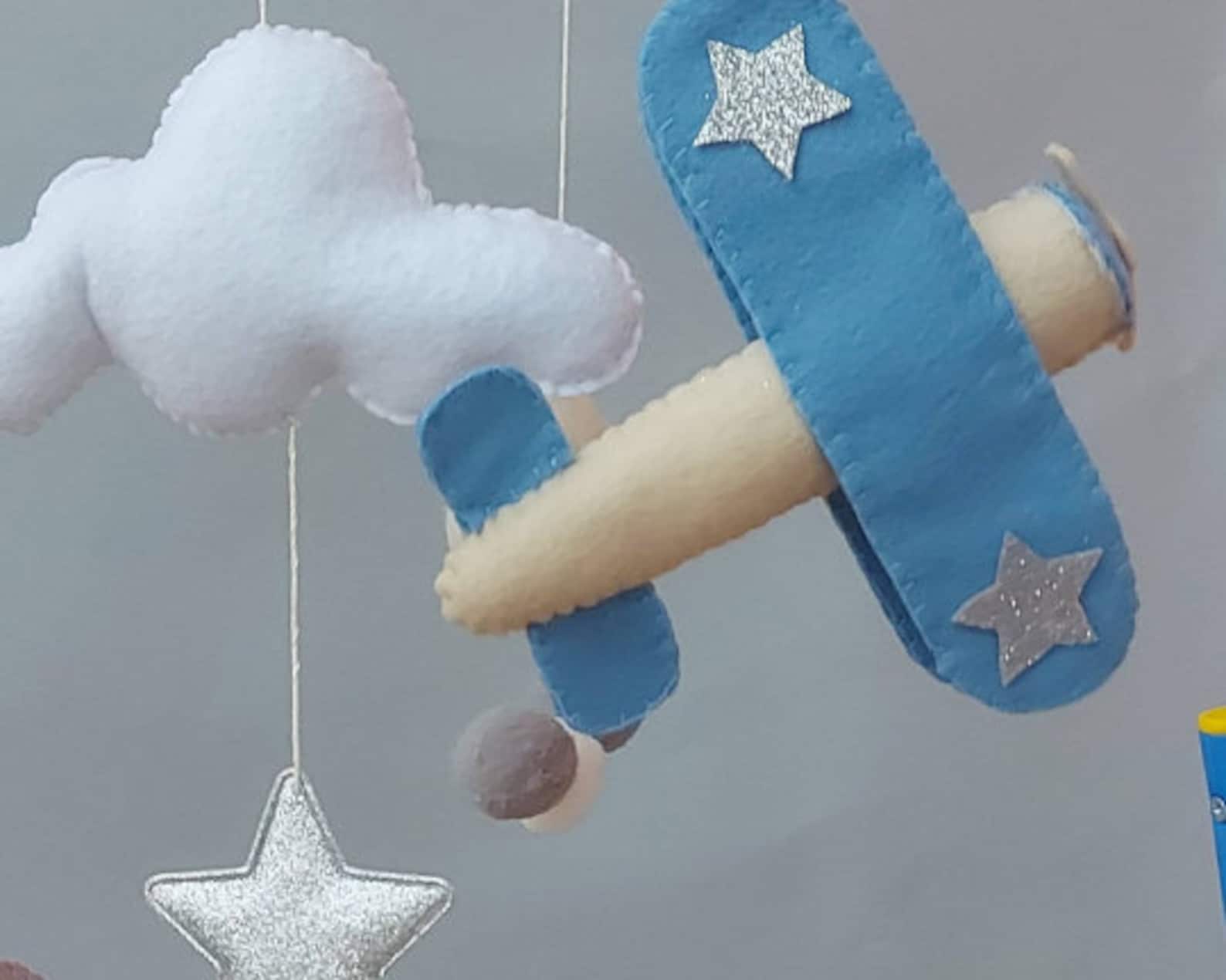 Crib mobile boy Airplane mobile Airplane nursery Mobile Etsy