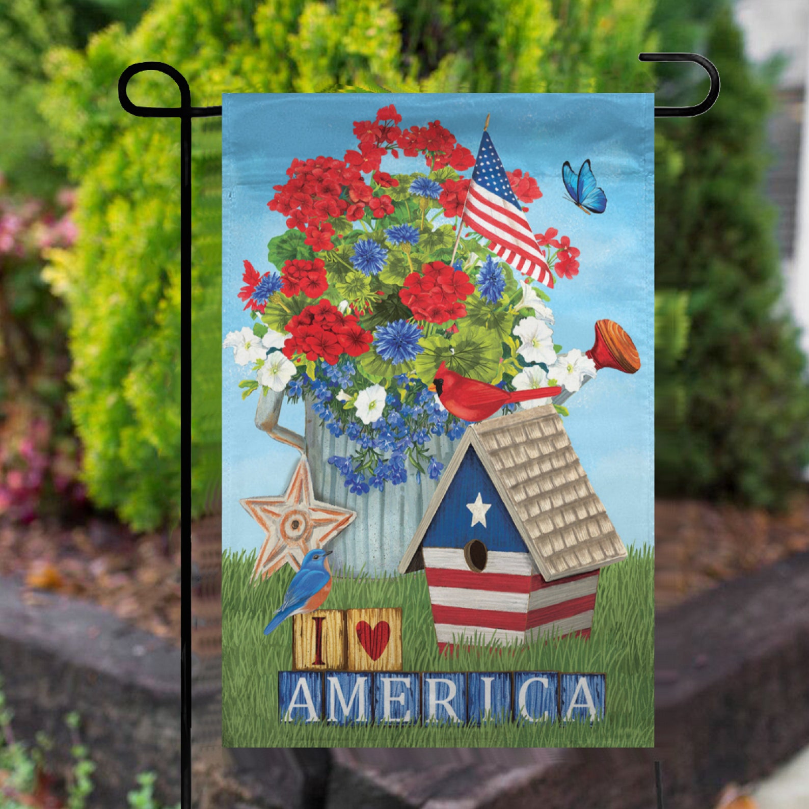 Garden flags a variety of styles to choose fromSeabirds Etsy