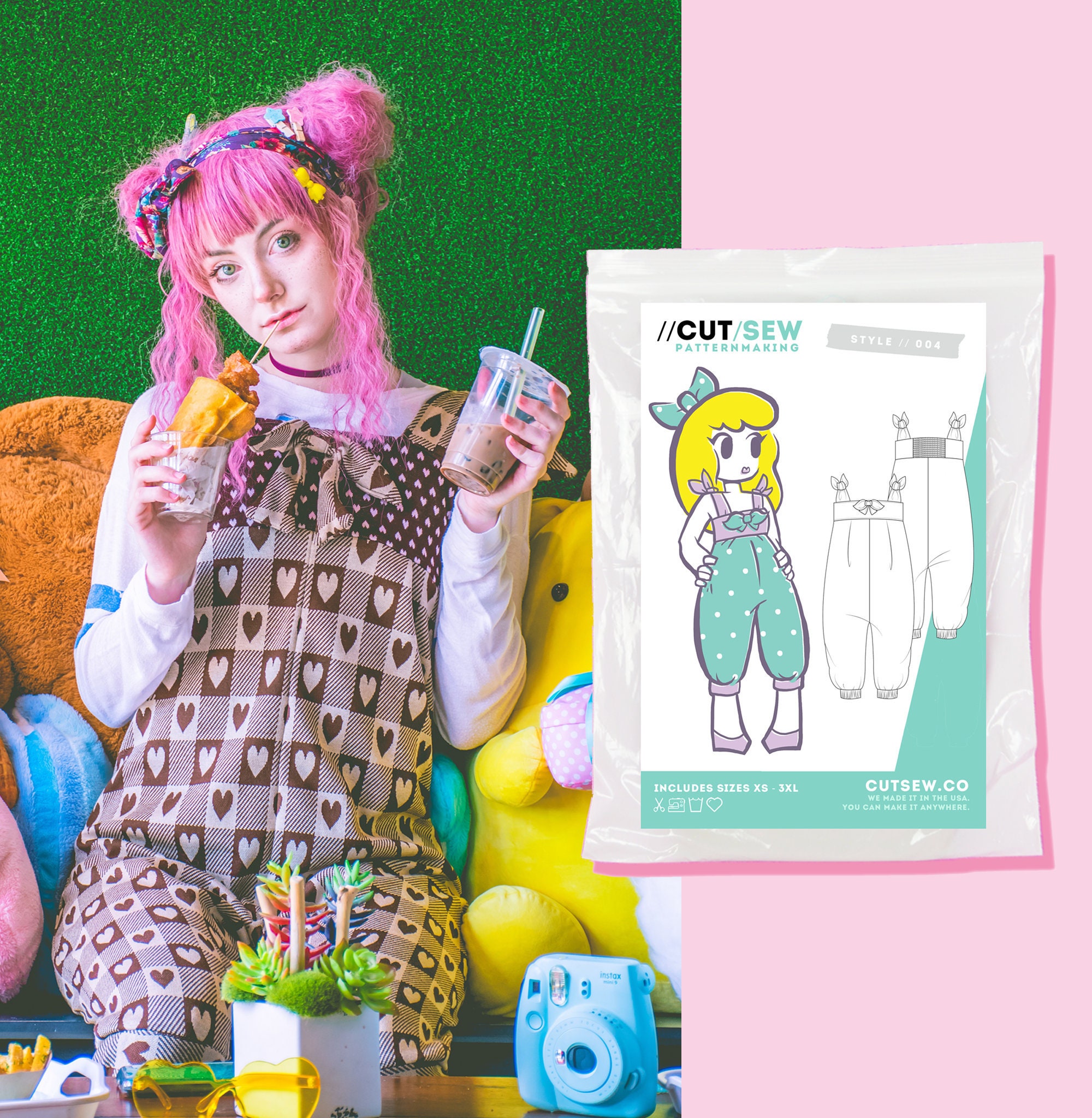 Menhera Yami Kei Kawaii Cult Sewing Pattern // CUT/SEW – CUT/SEW  Patternmaking