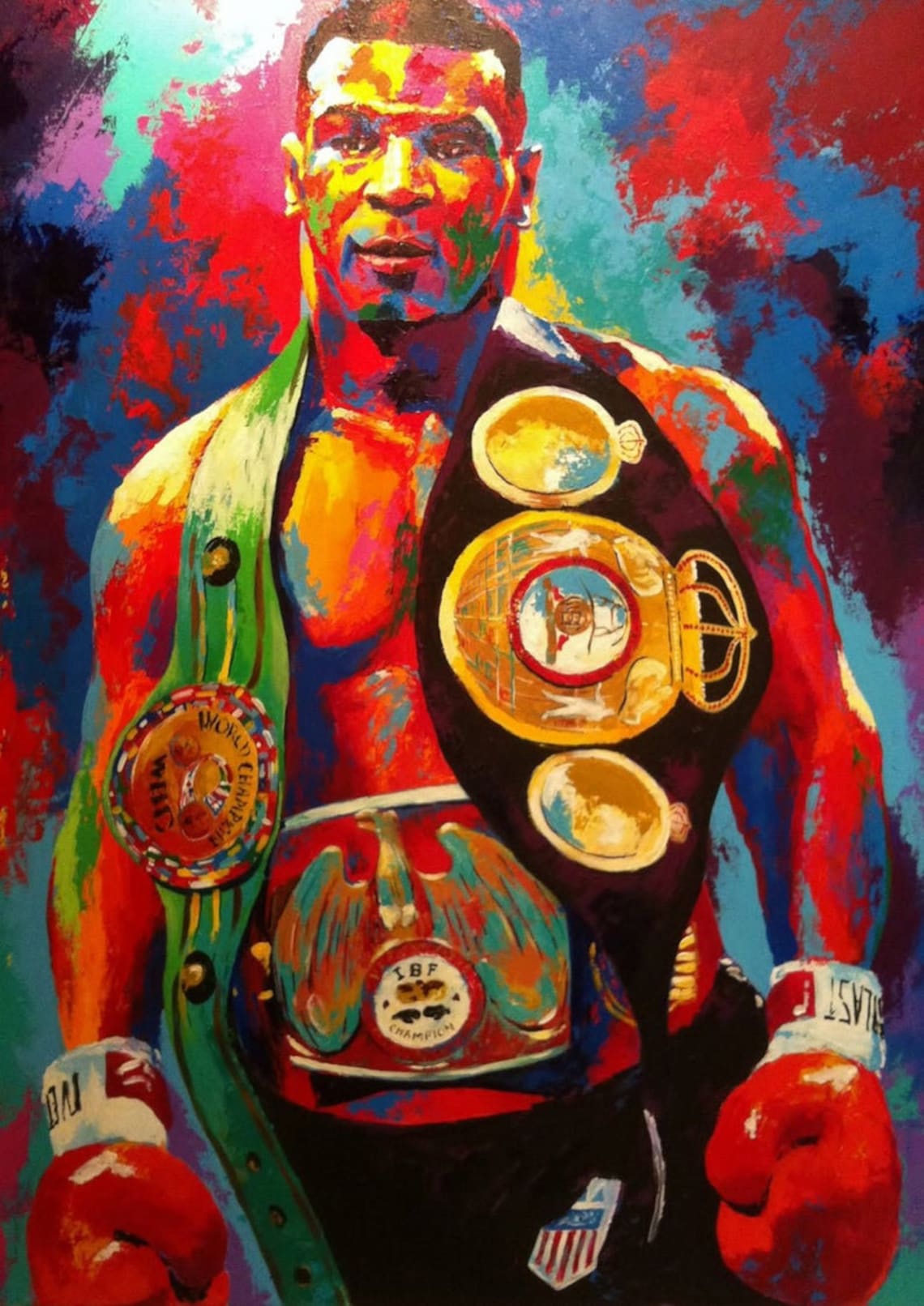 Mike Tyson Boxer Boxing Sports Vintage Poster Etsy