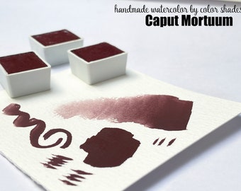 Caput Mortuum Handmade Watercolors - Aquarelle artisanale