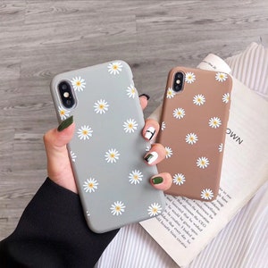 Cute Daisy flower Clear transparent phone case for iPhone 8 | Etsy Cute Daisy flower Clear transparent phone case for iPhone 8 | Etsy