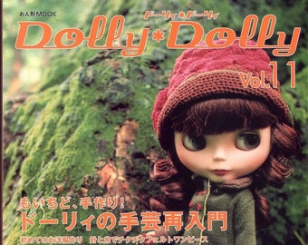 Dolly Dolly Vol.11 PDF Instant Download Japanese eBook Pattern, Sewing, Blythe, BJD, Unoa, Barbie, Azone, Licca