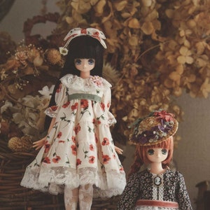 Dolly Sweet Fairy Style Doll Clothes Sewing Patterns Vol. 12 for 11cm 20cm 22cm 27cm Dolls BJD coordinate recip. FULL BOOK.