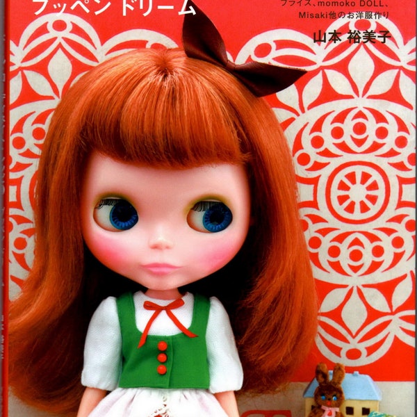 Blythe pattern, Doll Coordinate Recipe 8, Dolly Dolly PDF Instant Download Japanese eBook Pattern Sewing, Blythe, Momoko, Betsy, MisakiDoll