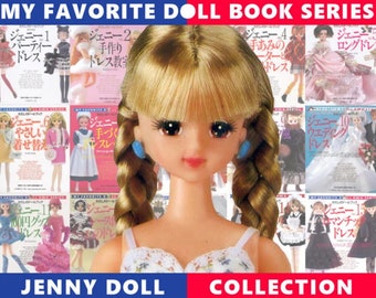 My Favorite Doll Book Series Jenny Doll, jenny doll book series, jenny doll, jenny doll patterns, barbie patterns, patterns for dolls, dolls