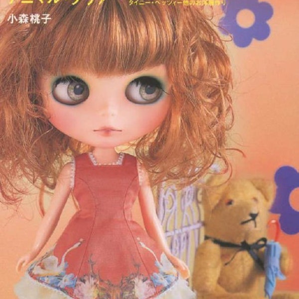 Dolly Dolly, PDF, Instant Download, Japanese eBook Pattern, Sewing, Blythe, Momoko, Betsy, MisakiDoll patterns