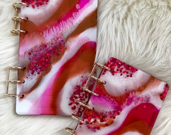 Resin handcrafted notepad, notebook, notebook for bag, notebook
