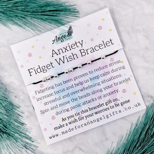 Anxiety Fidget Wish Bracelet | Wish Bracelet | Fidget Spinner Bracelet