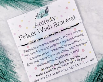 Anxiety Fidget Wish Bracelet | Wish Bracelet | Fidget Spinner Bracelet