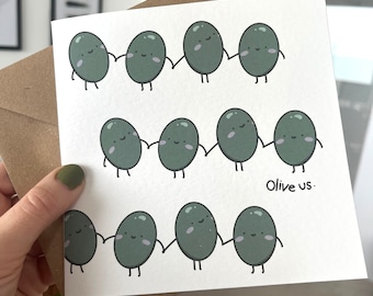 Olive us - Group/friendship/work/family/team card