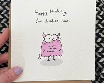 Eres absolutamente genial. Tarjeta de cumpleaños.