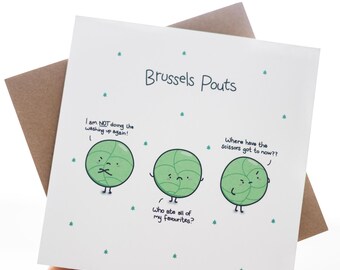 Pucheros de Bruselas - Tarjeta navideña