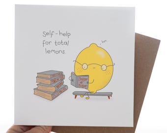 Autoayuda para los que no saben lo que hacen: tarjeta de cumpleaños, amistad o trabajo