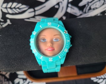 Barbie Doll Parts Face Watchband Bracelet