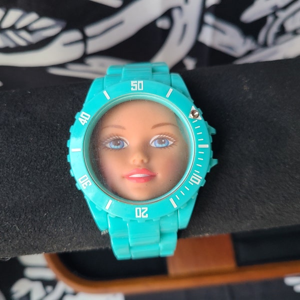 Barbie Doll Parts Face Watchband Bracelet