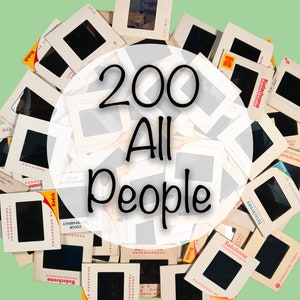 All People - Lot of 200 35mm Vintage Color Photo Slides 1960’s - 1990’s, Kodak, Film, Photography, Photos, Art, Amateur, Family, Photos