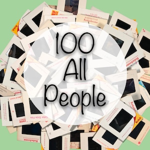 All People - Lot of 100 35mm Vintage Color Photo Slides 1960’s - 1990’s, Kodak, Film, Photography, Photos, Art, Amateur, Family, Photos
