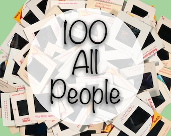 All People - Lot of 100 35mm Vintage Color Photo Slides 1960’s - 1990’s, Kodak, Film, Photography, Photos, Art, Amateur, Family, Photos