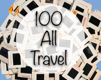 All Travel - Lot of 100 35mm Vintage Color Photo Slides 1960’s - 1990’s, Kodak, Film, Photography, Photos, Art, Amateur, Travel, Photos