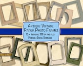 → View on Etsy: Vintage Photo Frames Ephemera, Shabby Chic Clip Art (Digital Download) Vintage Photo Frames Ephemera, Shabby Chic Clip Art (Digital Download)