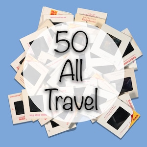 All Travel - Lot of 50 35mm Vintage Color Photo Slides 1960’s - 1990’s, Kodak, Film, Photography, Photos, Art, Amateur, Travel, Photos