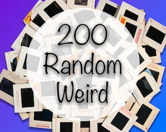 200 Vintage 35mm Slides – Weird & Random Color Photos
