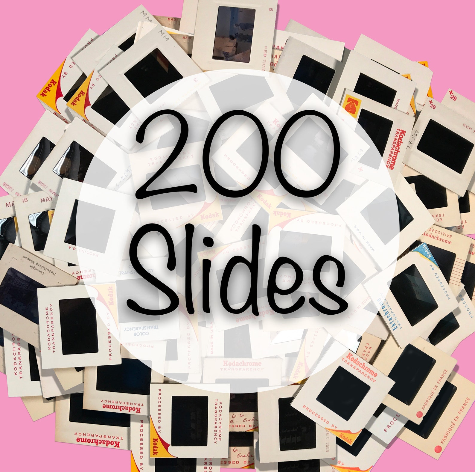 Lot of 200 35mm Vintage Color Photo Slides | 1960’s - 1990’s | Retro ...