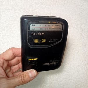Sony Walkman WM-FX109, Working Cassette Radio, Cassette Player, Portable Cassette Player, Vintage, Black, Sony Player